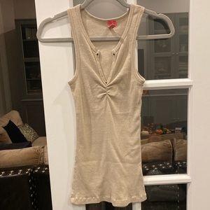 Gold shimmer tank